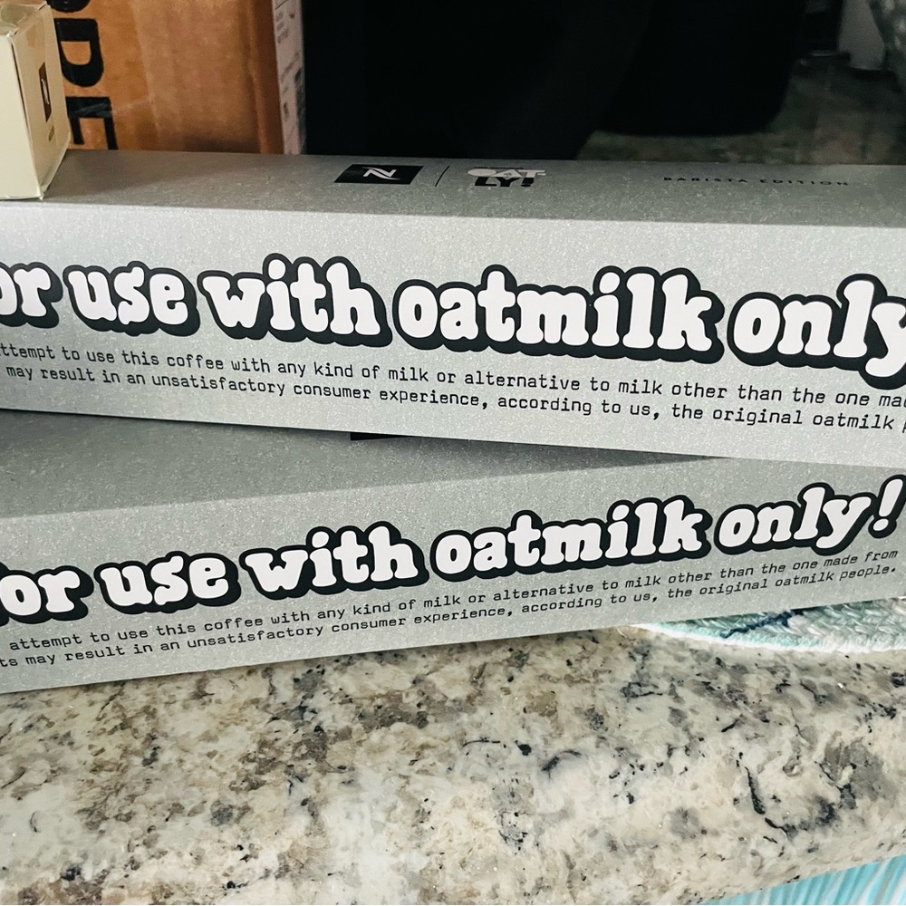 NEW Nespresso (4 sleeves) Oatly Barista Edition - LIMITED EDITION